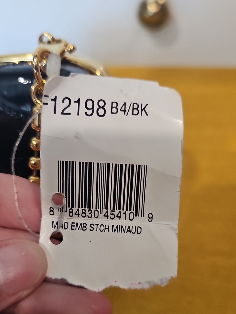 Coach Rare Madison Minaudière Stitch Embossed Turnlock Bag 12198 NWT MSRP $598 - Picture 11 of 12